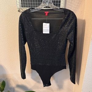 Guess rhinestone bodysuit